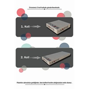 Bofigo Dekoratif Kitaplık 2 Kapaklı 6 Bölmeli Kitaplık Smyrna Safir Meşe Beyaz