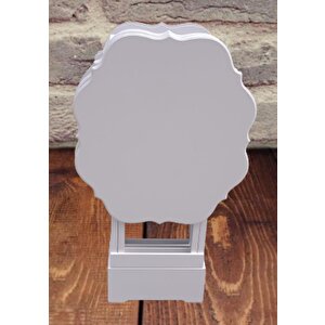 Çanta Zigon 90094 Sehpa Yonca Takım Model Ahşap Mdf Parlak Beyaz Lake Renk Elyapı