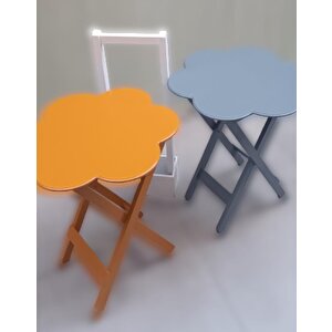 Çanta Zigon 90096 Papatya Model 2li Tk Ahşap Mdf Hardal Ve Gri Renk Uyum El Yapım