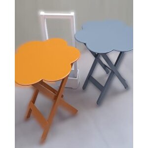 Çanta Zigon 90096 Papatya Model 2li Tk Ahşap Mdf Hardal Ve Gri Renk Uyum El Yapım