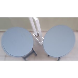 Çanta Zigon Sehpa 901200 Oval Model İkili Takım Ahşap Mdf Gri Renk Uyum El Yapımı