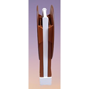 Çanta Zigon 90124 Sehpa Oval Model İkili Takım Ahşap Mdf Ceviz Renk Uyumu El Yapı