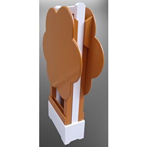 Çanta Zigon 90099 Papatya Model İkili Takım Ahşap Mdf Hardal Hardal Renk El Yapım