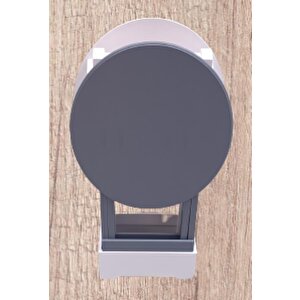 Çanta Zigon 90121 Sehpa Oval Model İkili Takım Mdf Gri-beyaz Renk Uyumu El Yapımı
