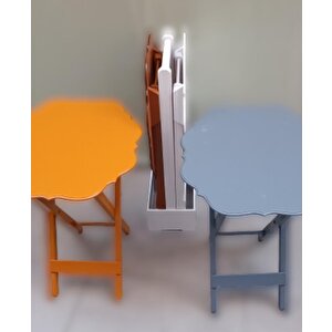 Çanta Zigon 90095 Yonca 4 Lü Model Mdf 4renk Ceviz-hardal-beyaz Ve Gri Renk Uyum