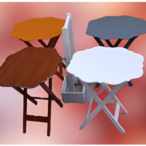 Çanta Zigon 90095 Yonca 4 Lü Model Mdf 4renk Ceviz-hardal-beyaz Ve Gri Renk Uyum