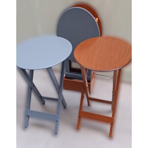 Çanta Zigon 90131 Oval Model Dörtlü Ahşap Mdf Ceviz Ve Gri  Renk Uyumu El Yapımı