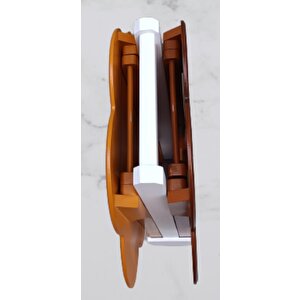 Çanta Zigon 90097 Papatya Model 2li Tk Ahşap Mdf Hardal Ceviz Renk Uyum El Yapım