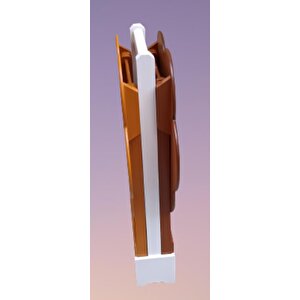 Çanta Zigon 90097 Papatya Model 2li Tk Ahşap Mdf Hardal Ceviz Renk Uyum El Yapım