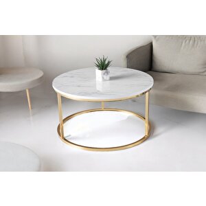 Ni̇l Orta Sehpa, Gold Marmo