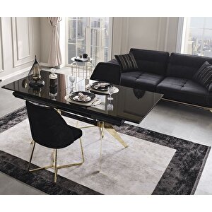 Masarati̇ Gold Açilir Masa+6 Sandalye