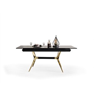 Masarati̇ Gold Açilir Masa+6 Sandalye