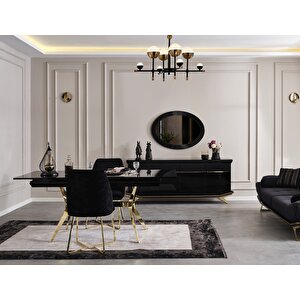 Masarati̇ Gold Mdf Yemek Odasi Takimi