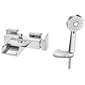 Eca Natura Banyo Bataryası + Eca Fırat Mafsallı Duş Seti Banyo Üst Takımı