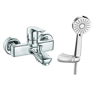 Eca Luna Banyo Bataryası + Eca Fırat Mafsallı Duş Seti Banyo Üst Takımı