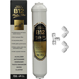 Su Arıtma Cihazı Alkali B12 Filtre Ph 8+ (tüm Cihazlarla Uyumludur)