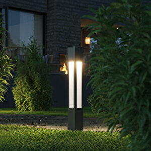 Aka030 Serisi Bahçe Peyzaj Yürüyüş Yolu Aydınlatma Bollard 75 Cm