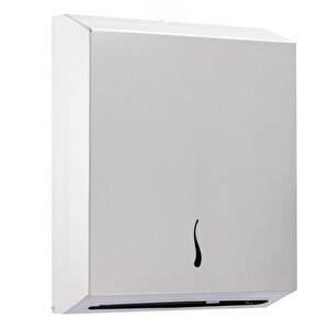 , Z Katlı Kağıt Havluluk Dispenseri, Krom Eko SS430 , 400'lü