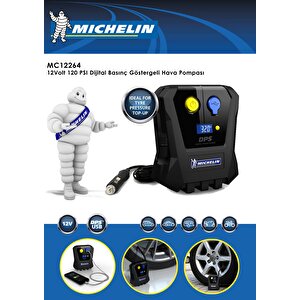 Michelin Mc12264 12volt 120 Psi Dijital Basınç Göstergeli Hava Pompası
