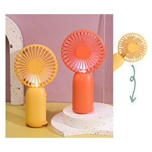 Işıklı Mini Fan, Pembe, 15x8 Pembe
