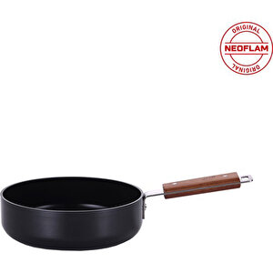 Neoflam Bien Black 20 Cm Wok Tava Indüksiyonlu Akasya Ağacı Saplı