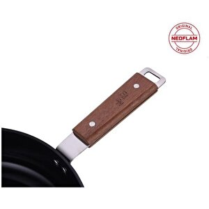 Neoflam Bien Black 24 Cm Wok Tava Indüksiyonlu Akasya Ağacı Saplı