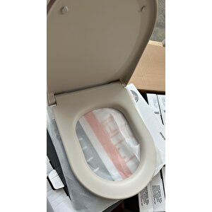 Integra Slim Etekli Soft Klozet Kapağı Dp Mat Bej 131-420-009 Yavaş Kapanır