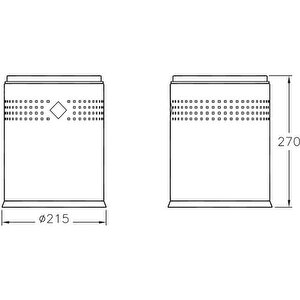 Arkitekta Çöp Kovası (5 Lt)  A44066