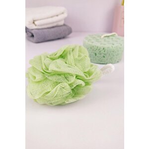 2’li Banyo Vücut Duş Lifi Ve Sünger Seti Yeşil  - Thn73919 C1-1-18