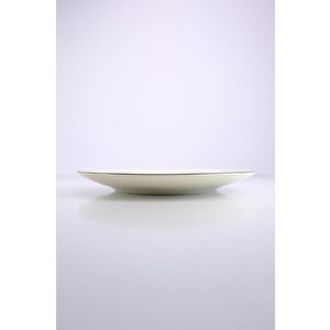 Digithome Lombardino Minimalist Modern Black Tekli Porselen Pasta Tabağı 20 Cm