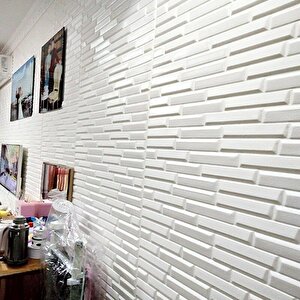 70x500cm 1 Adet 3,5 M2 Alan Kaplar Kendinden Yapışkanlı Beyaz Opak Ev Ofis  Duvar Paneli Kağıdı Nw55