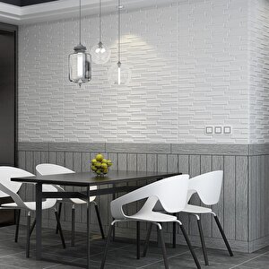 70x500cm 1 Adet 3,5 M2 Alan Kaplar Kendinden Yapışkanlı Beyaz Opak Ev Ofis  Duvar Paneli Kağıdı Nw55