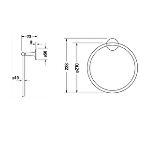 Duravit Starck T Halka Havluluk 0099471000