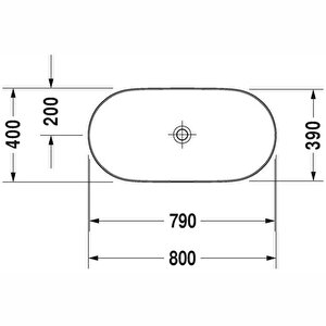 Duravit Luv Çanak Lavabo 80 Cm 0379800000