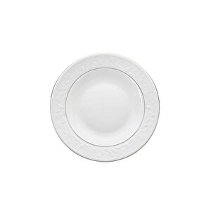 Hazan Platin Yaldız Çukur Tabak 22cm