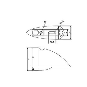 Pelikan Cam Tutucu Krom- 2 Adet