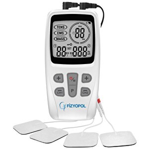 Masaj  Tens Ems Cihazı Ve 4'lu Kablolu Yedek Elektrodla Birlikte