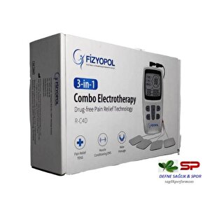 Fizyopol Masaj  Tens Ems Cihazı Ve 4'lu Kablolu Yedek Elektrodla Birlikte