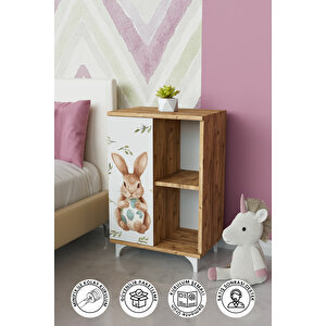 Pretty Rabit 2 Raflı Tek Kapak Dolap