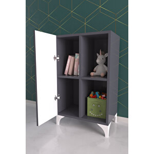 Zeytin The Cat 2 Raflı Tek Kapak Dolap