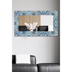 60x100 Bleu Blanc Duvar Aynası Antre Salon Banyo Ofis Aynası
