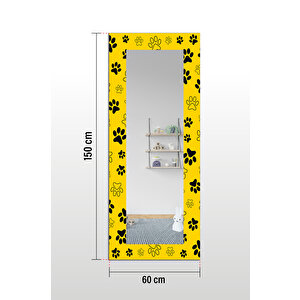  sevimli Dostlar Dekoratif Boy Aynası 150x60cm