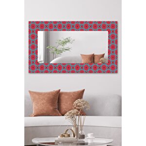 60x100 Dekoratif Flowering Duvar Aynası Antre Salon Banyo Ofis Aynası