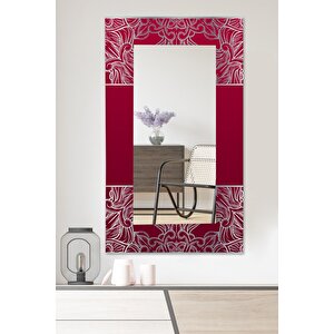 60x100 Dekoratif Ruby Duvar Aynası Antre Salon Banyo Ofis Aynası