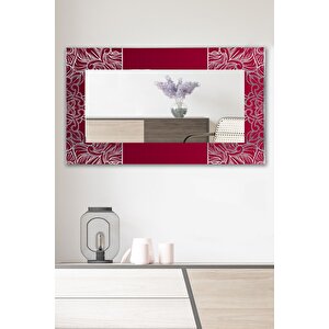 60x100 Dekoratif Ruby Duvar Aynası Antre Salon Banyo Ofis Aynası