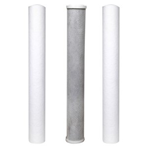 Su Arıtma 20'' Filtre Seti 5 Mikron + Blok Karbon + 1 Mikron