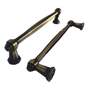 15 Adet Padişah Kulp 128 Mm Antik Sarı Mutfak Kulpu Çekmece Dolap Kapak Kulbu Metal Mobilya Dolabı Kulpları