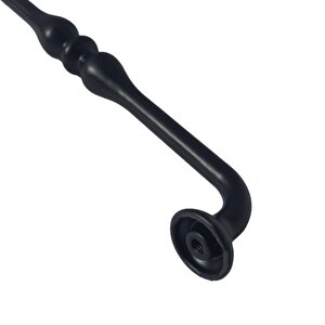 15 Adet Fesleğen Kulp 160 Mm Siyah Mutfak Kulpu Çekmece Dolap Kapak Kulbu Metal  Mobilya Dolabı Kulpları