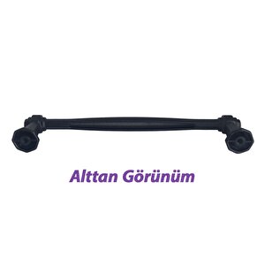8 Adet Padişah Kulp 128 Mm Siyah Mutfak Kulpu Çekmece Dolap Kapak Kulbu Metal Mobilya Dolabı Kulpları