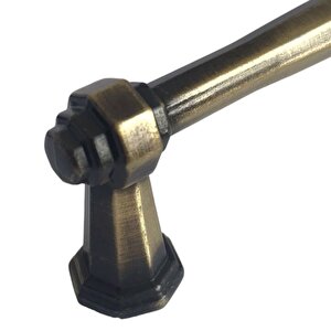 Padişah Kulp 128 Mm Antik Sarı Mutfak Kulpu Çekmece Dolap Kapak Kulbu Metal Mobilya Dolabı Kulpları